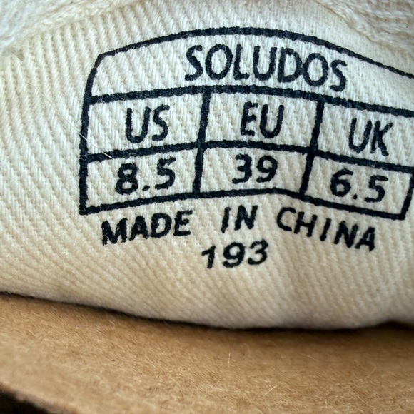 Soludos La Vie En Rosé Embroidered Espadrille Flats Blue Canvas Slip-On Shoes - Picture 15 of 16